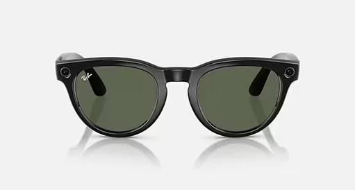 Ray-Ban Meta Headliner 50 - svart/G-15 grön