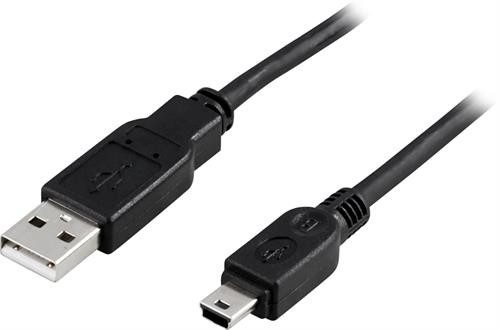 USB 2.0 kabel mini 2m - 5-pack