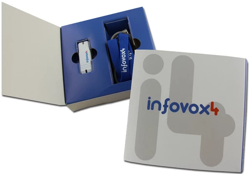 Infovox 4 synt tal på USB