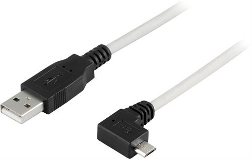 USB 2.0 Micro Högervinklad 1 m - 5-pack