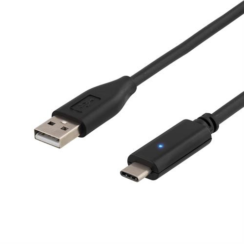 USB-C till USB-A kabel 0,5m - 5-pack