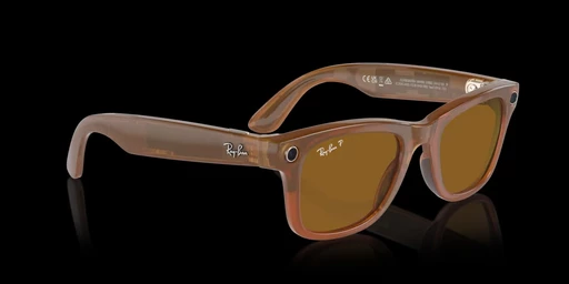 Ray-Ban Meta Wayfarer 50 - karamell/brun